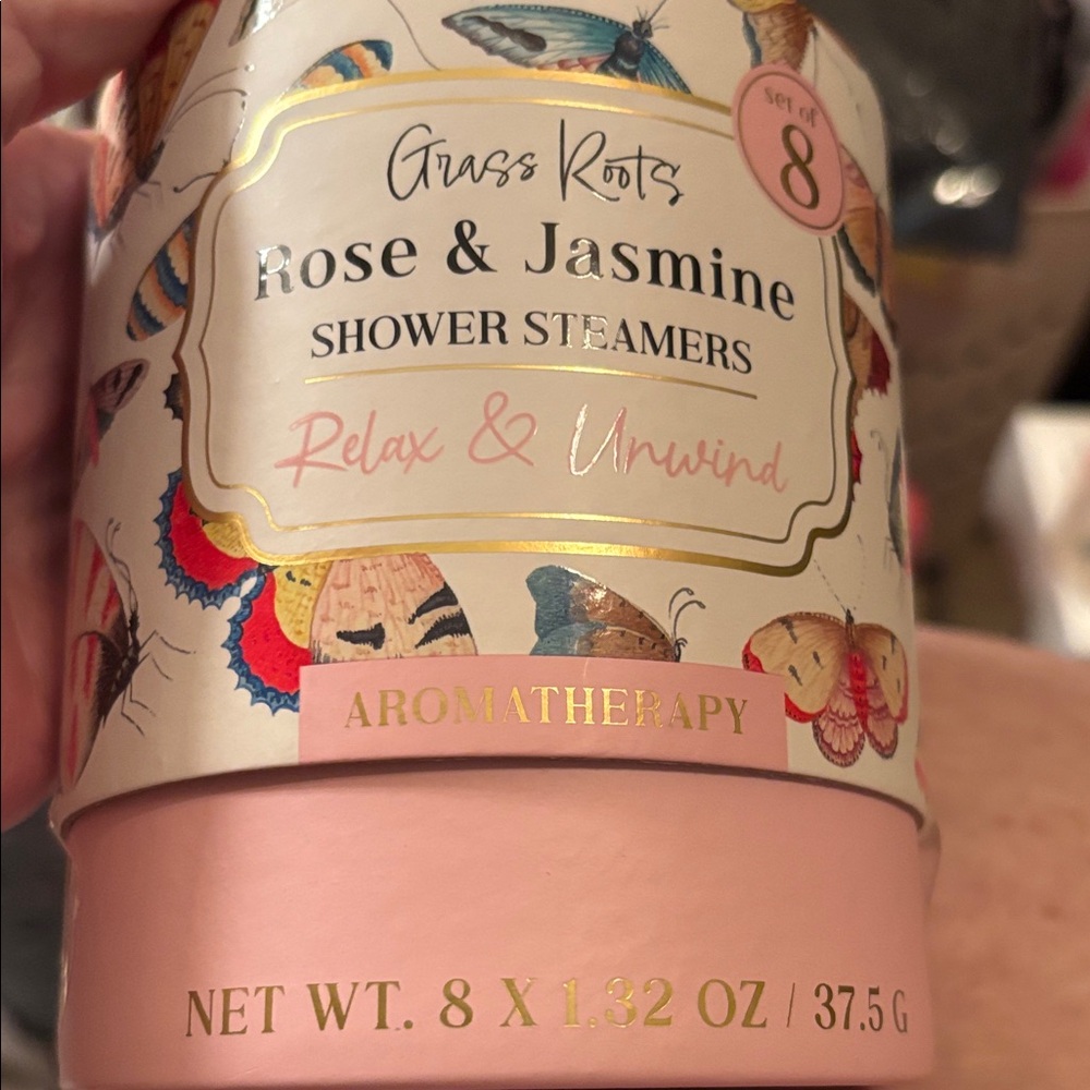 Rose & Jasmine Shower Steamers - Pink